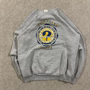 1980’s fruit‎ of the loom tag confused state crewneck